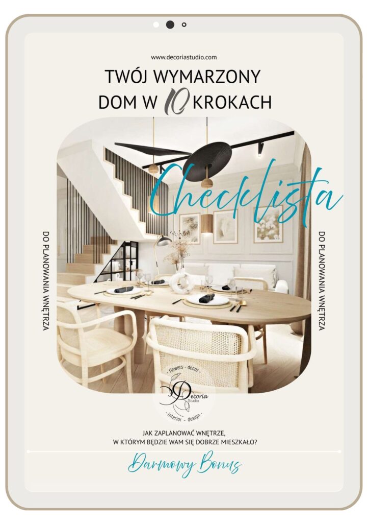 CHECKLISTA DO PLANOWANIA WNĘTRZA